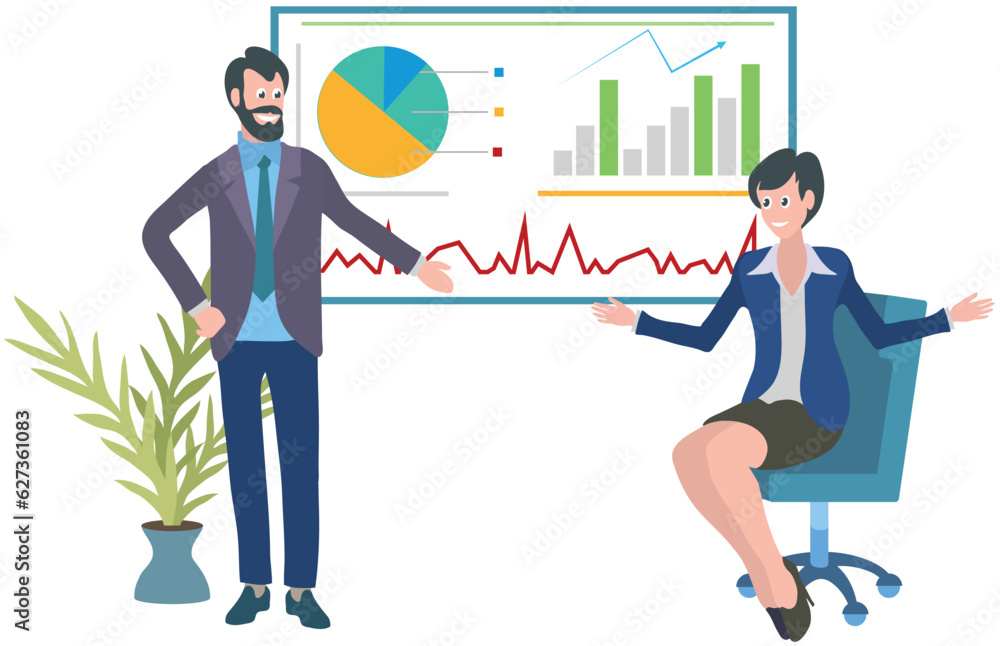 Office workers. Vector illustration. Office workers collaborate to accomplish tasks and projects Office work involves various administrative and managerial duties A worker employee contributes Office workers. Vector illustration. Office workers collaborate to accomplish tasks and projects Office work involves various administrative and managerial duties A worker employee contributes