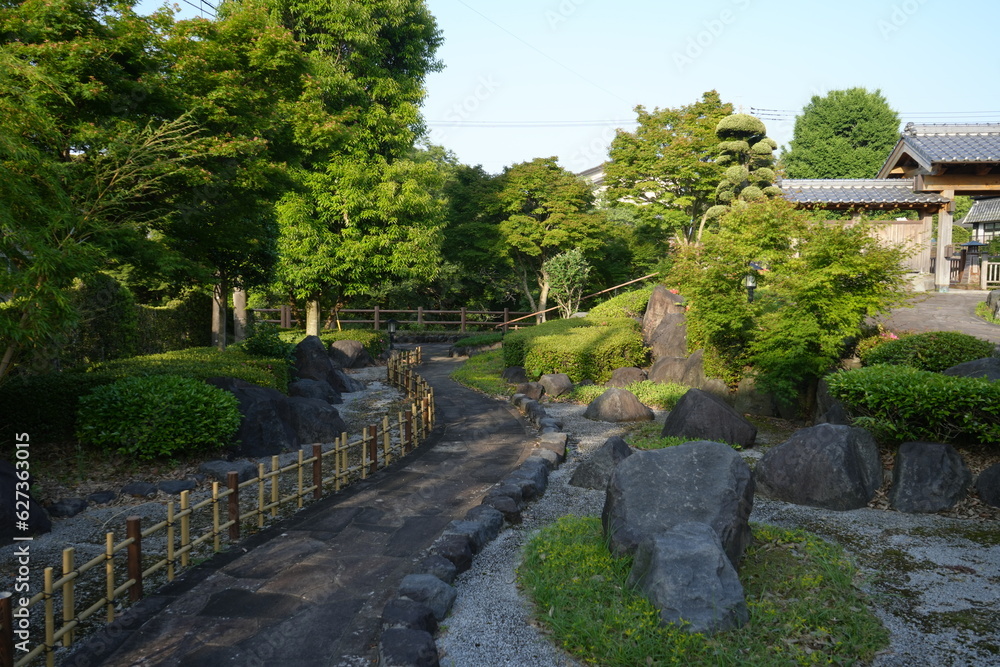 Chiran Samurai Residence Complex or Samurai District in Kagoshima, Japan - 日本 鹿児島 知覧武家屋敷庭園