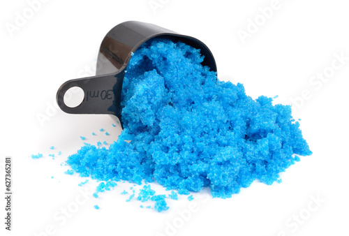 Obraz na płótnie Copper II sulfate, also known as blue vitriol, bluestone, vitriol of copper, and Roman vitriol