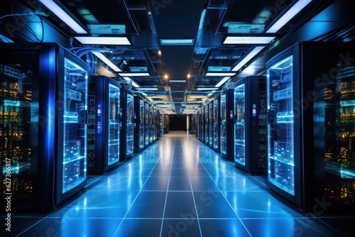 Server room in data centre