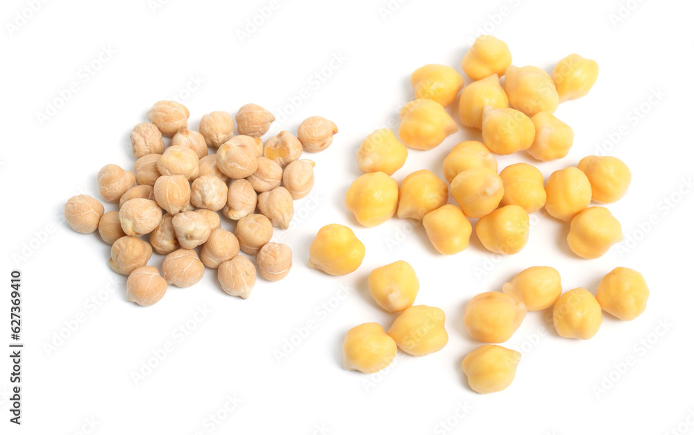 Chickpea or chick pea or Bengal gram, chhana, chana, garbanzo or garbanzo bean, or Egyptian pea. Isolated Chickpea or chick pea or Bengal gram, chhana, chana, garbanzo or garbanzo bean, or Egyptian pea. Isolated