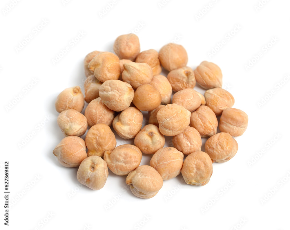 Chickpea or chick pea or Bengal gram, chhana, chana, garbanzo or garbanzo bean, or Egyptian pea. Isolated Chickpea or chick pea or Bengal gram, chhana, chana, garbanzo or garbanzo bean, or Egyptian pea. Isolated
