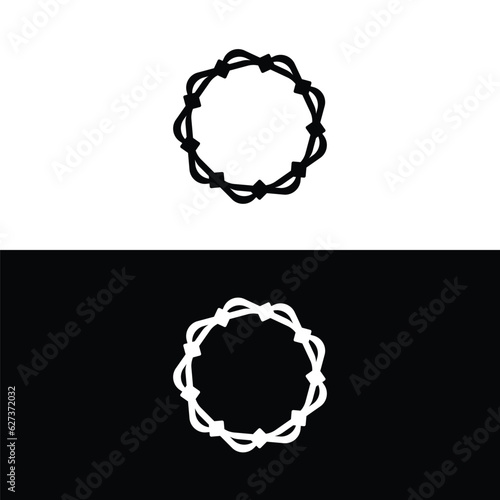 Circle vector logo template design . Circle icon illustration