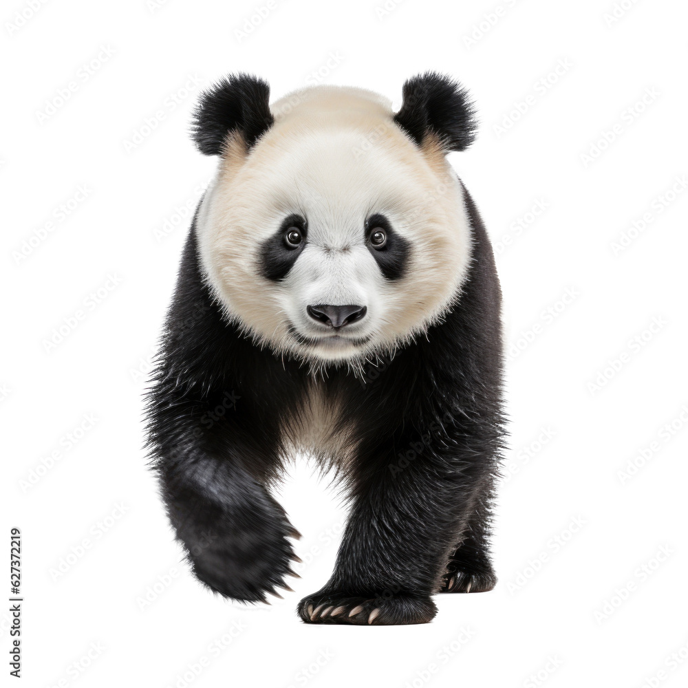 Cute panda bear isolated Cute panda bear isolated