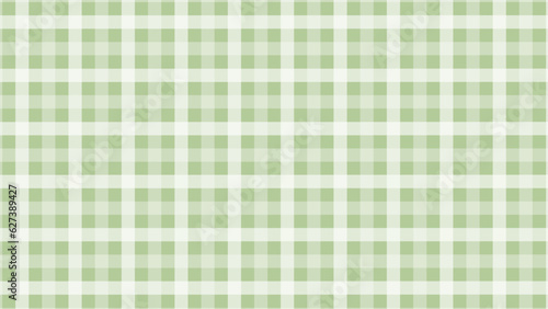 Green and white plaid checkered pattern