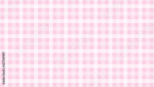 Pink and white plaid checkered pattern