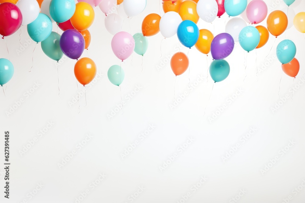 Colorful Balloons Floating