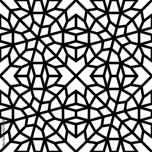 Islamic background with traditional style arabic. Seamless pattern for card, background, fabric or abstract design. Muslim ornament.