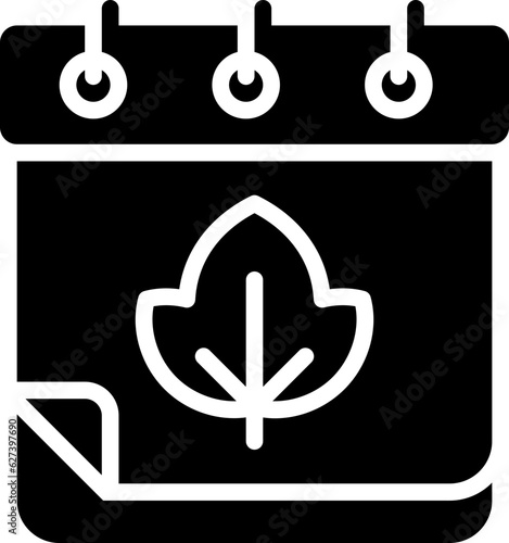 calendar autumn icon