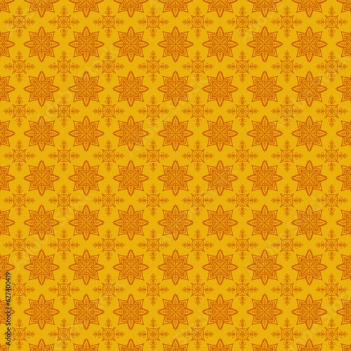 Modern hand drawn style abstract White and yellow geometric ethnic oriental seamless pattern Thai ikat traditional abstract design on navy blue background template.