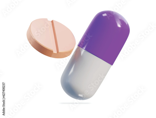 medicine icon 3d render vector illustration