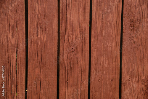 shabby wooden background texture surface of wood brown red fence