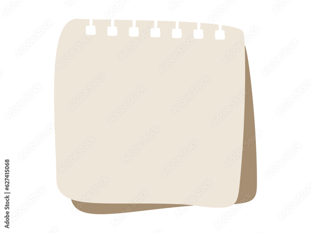 Paper scrap, Ripped page piece. Torn note paper page, Vector illustration Paper scrap, Ripped page piece. Torn note paper page, Vector illustration