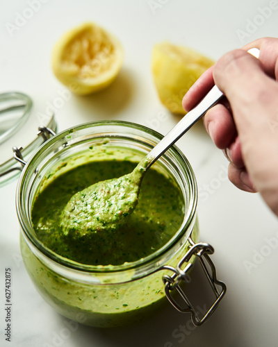 Citrusy Sunshine Lemon Pesto: A Refreshing Blend of Lemon, Basil, and Nutty Goodness for All Seasons