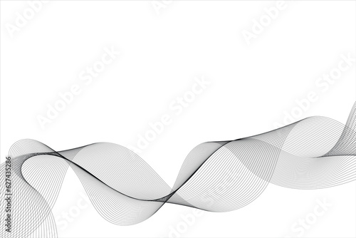 Abstract Water wave vector illustration design background