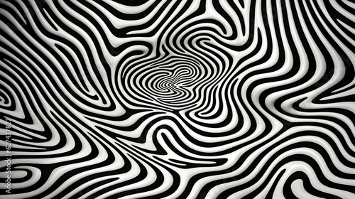 Geometric Abstract Hypnotic Worm  Hole Tunne  Optical Illusion