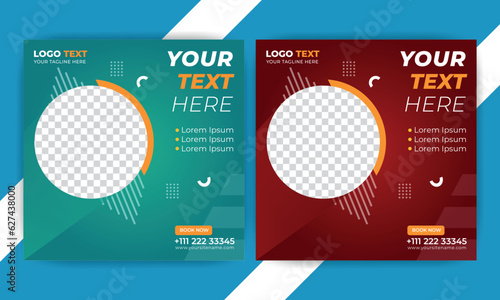 Real estate social media post design Instagram post template.
