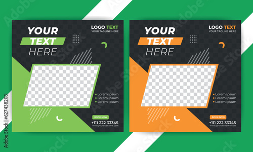 Real estate social media post design Instagram post template.