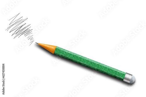 Pencil with eraser