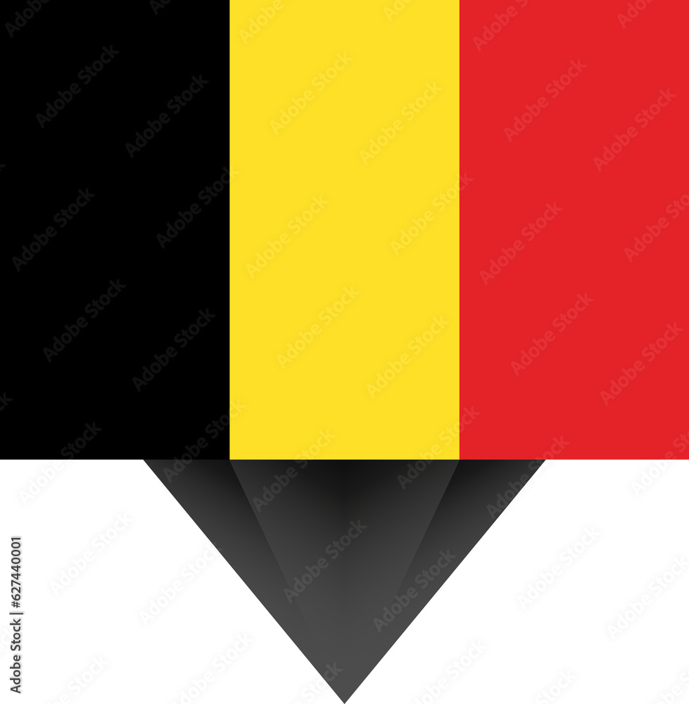 Fototapeta premium Belgium national flag.