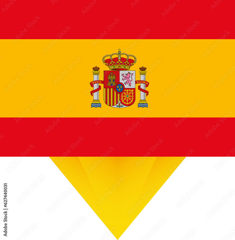 Obraz premium Spain national flag.