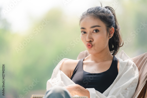 Photo of young attractive A...
