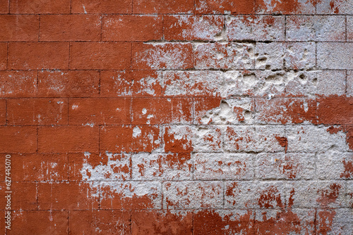 Grunge painted brick wall. Nice vintage textured background..
