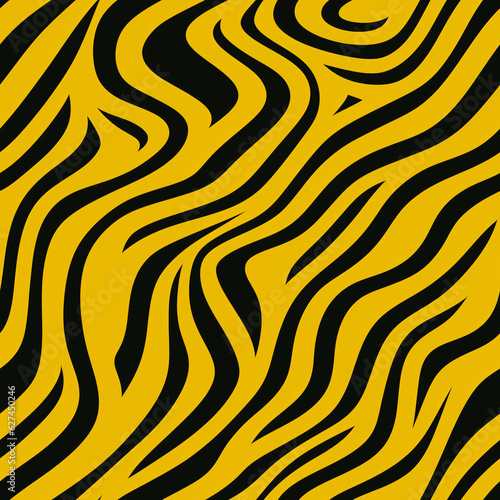 yellow background with black abstract lines