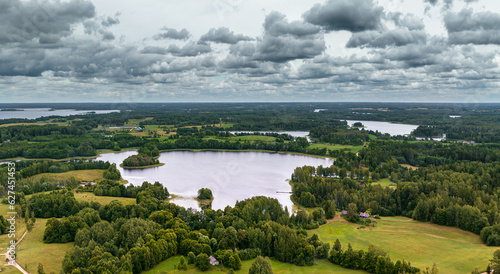 Landscape Latvia, in the countryside of Latgale next Lake Ārdavs. © mode