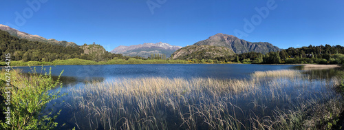 Lagoon panorama in Chilean Patagonia