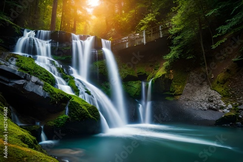 waterfall in the forest