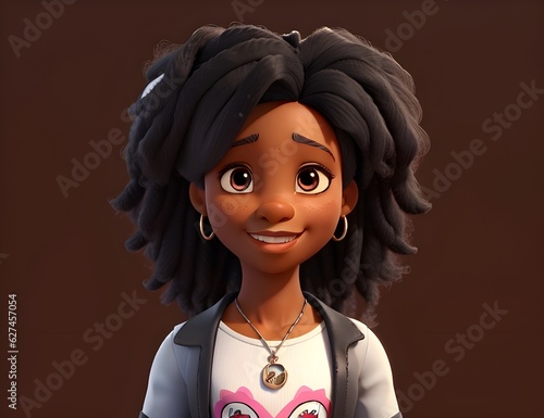 african black litlle girl