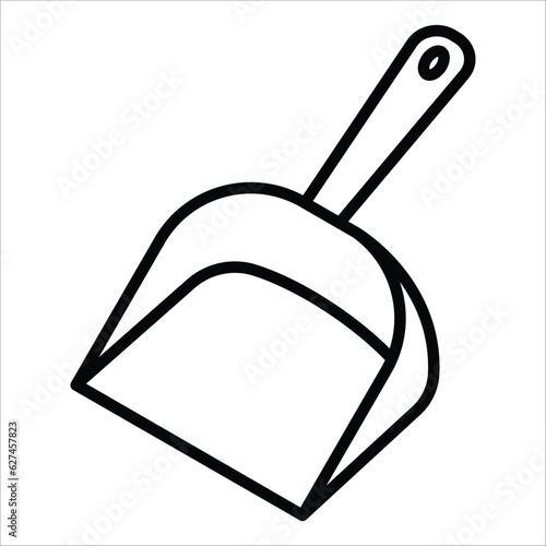 dustpan icon vector design template