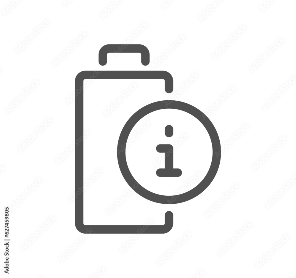 Battery related icon outline and linear vector. Battery related icon outline and linear vector.