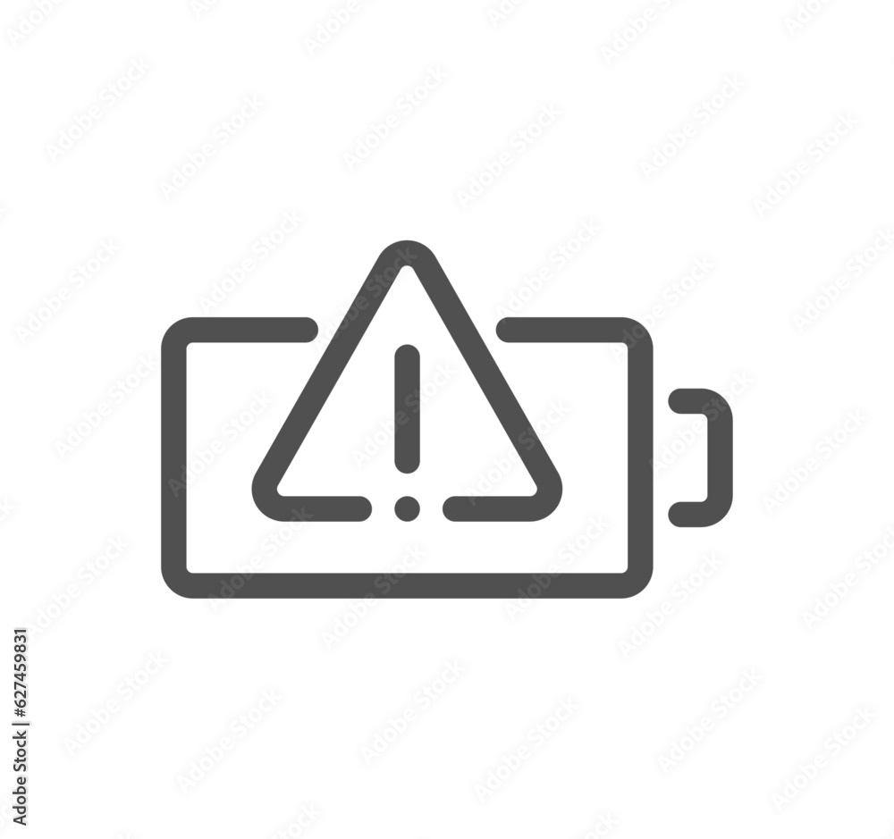 Battery related icon outline and linear vector. Battery related icon outline and linear vector.