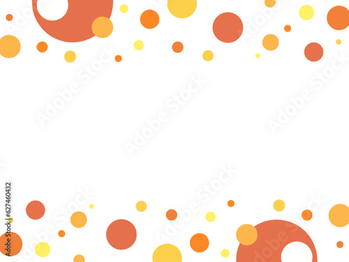 秋背景3　水玉模様