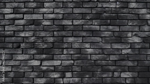 Illustration of a black brick wall
