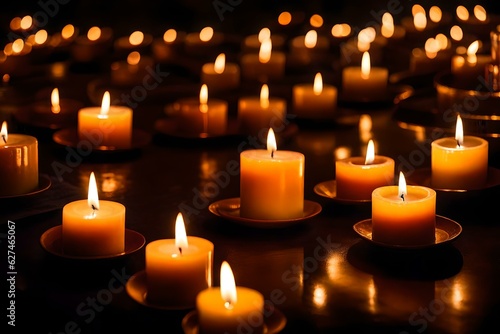 candles in the dark