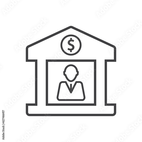 banker icon - Bank manager icon