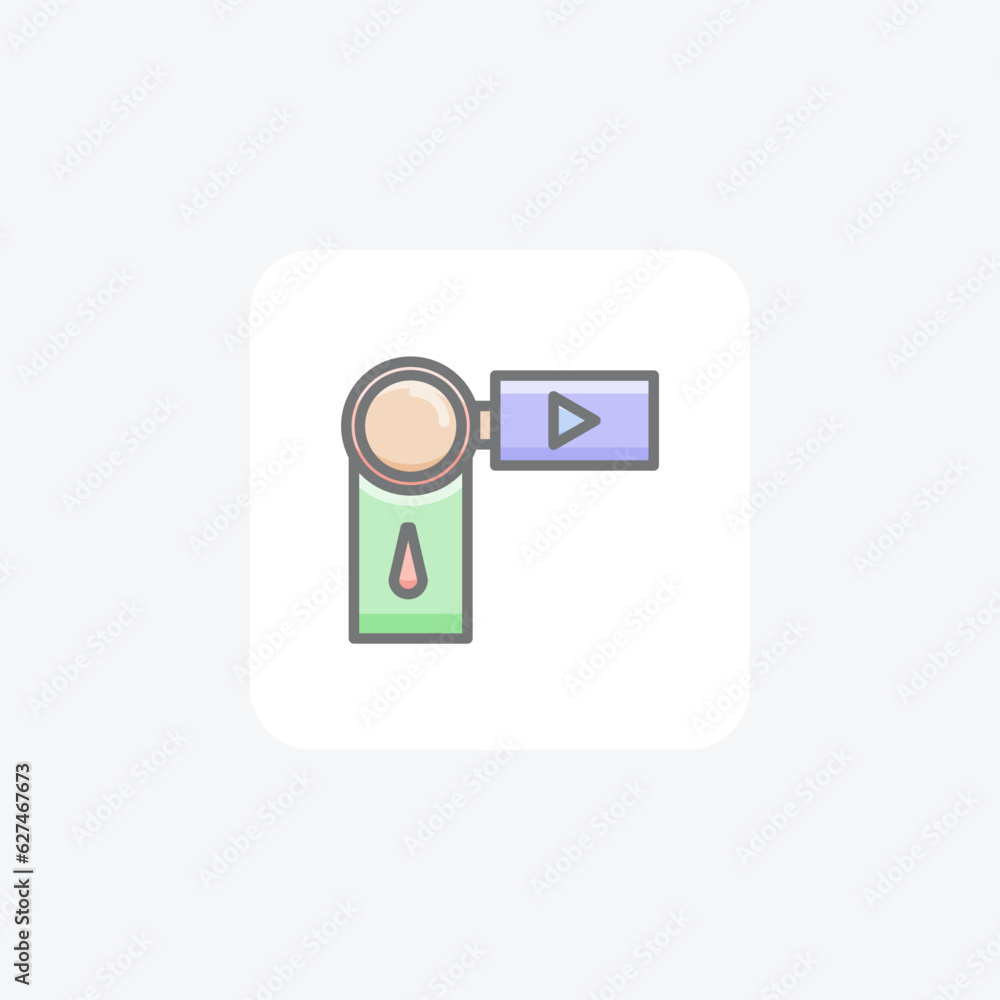 Manual Video Camera, Video Vector Awesome Icon Manual Video Camera, Video Vector Awesome Icon