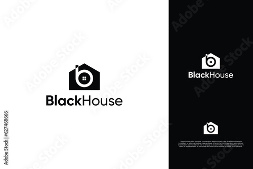 Black House logo design innovation