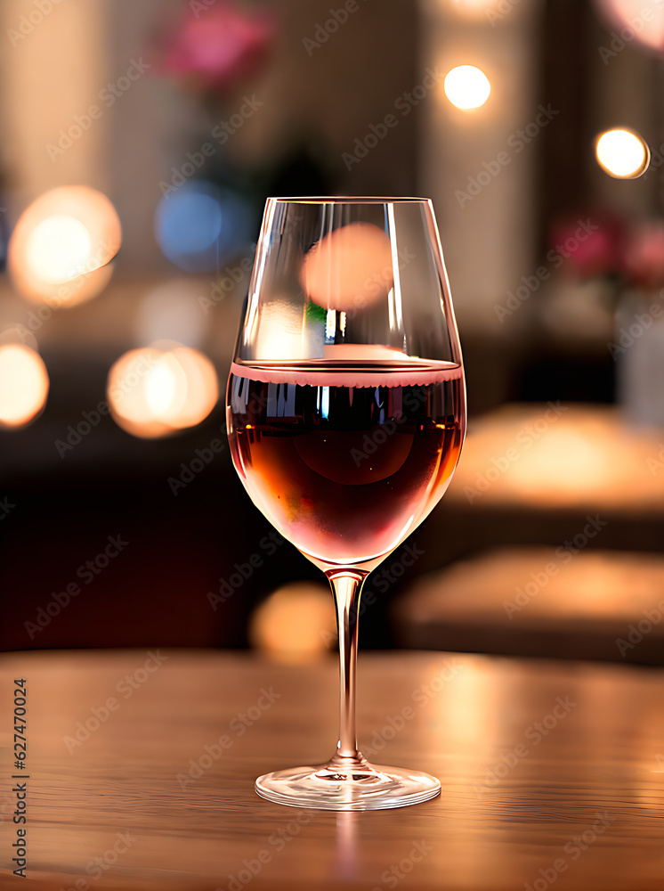 Rose wine neutral palette warm lighting cozy.