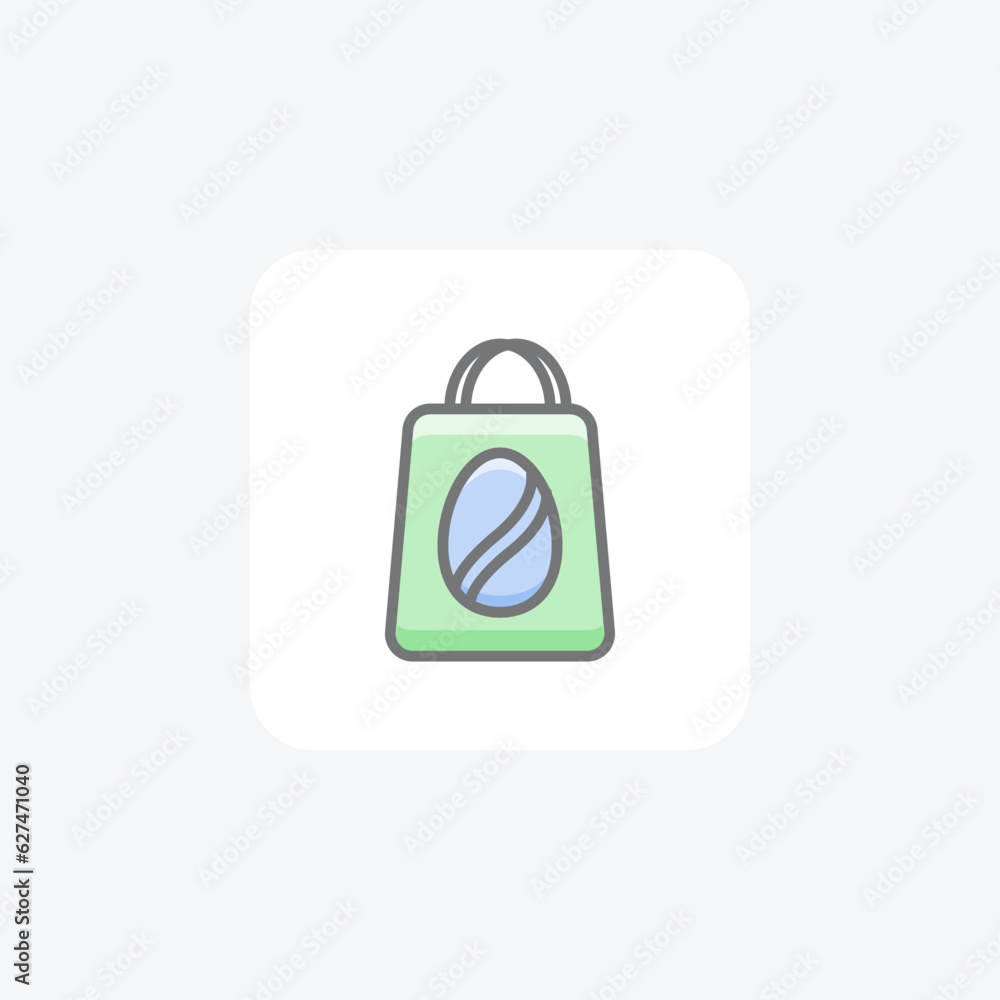 Shopping Bag, Egg, Easter Vector Awesome Icon Shopping Bag, Egg, Easter Vector Awesome Icon