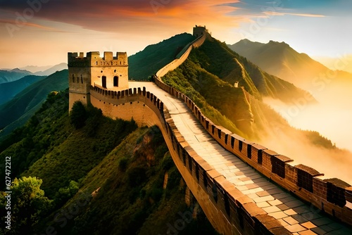 great wall generated ai