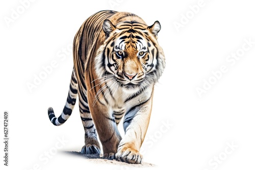 tiger isolated on white background © neirfy