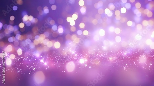 Violet lavender purple, glitter glam shiny abstract bokeh background vibrant colors de-focused wallpaper.