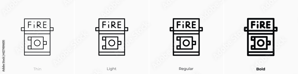 appliance icon. Thin, Light, Regular And Bold style design isolated on white background