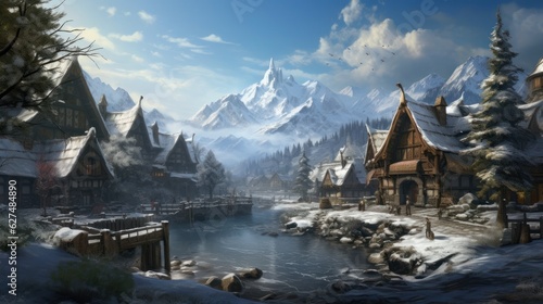 Stunning Winter Game Art