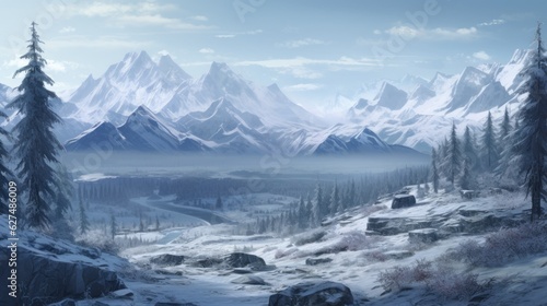 Amazing Winter Game Art © Damian Sobczyk