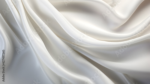 white silk fabric background, satin texture
